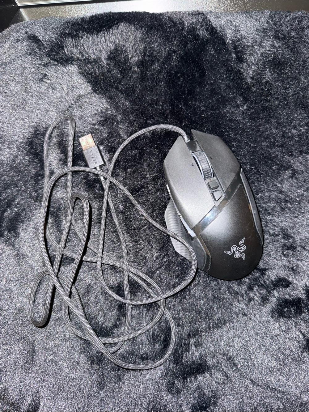 Razer Black Wired Gaming Mouse with Braided Cable